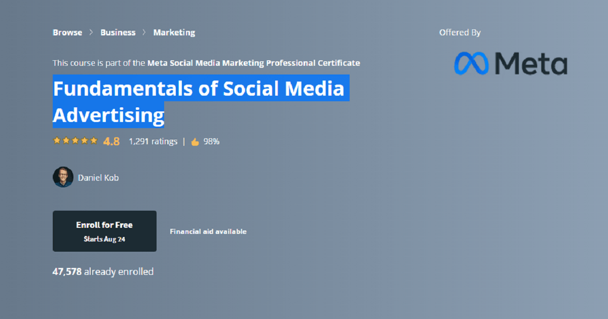 Best Online Courses for Social Media Marketing 